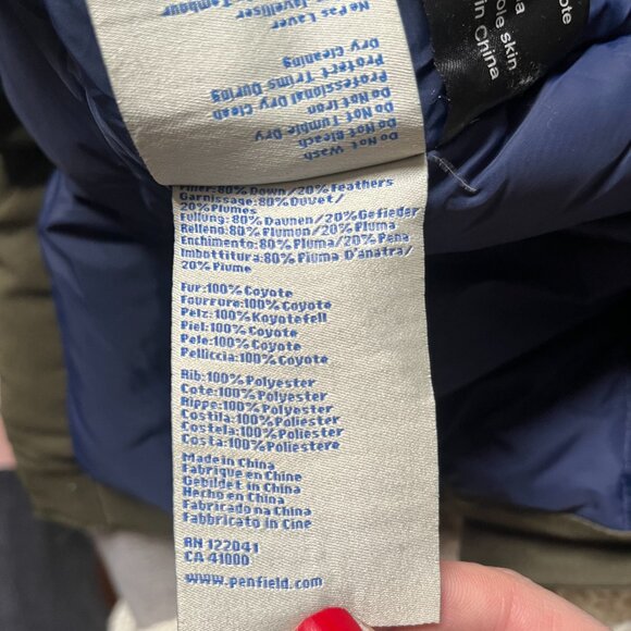 Penfield Winter Parka Olive Green - Picture 6 of 9